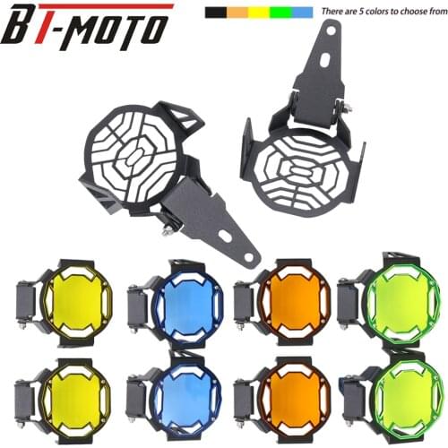 CNC High Quality Motorcycle Flipable Fog Light Protector Guard Lamp Cover For BMW R1250GS R1200GS F850GS F800GS F750GS ADV LC
