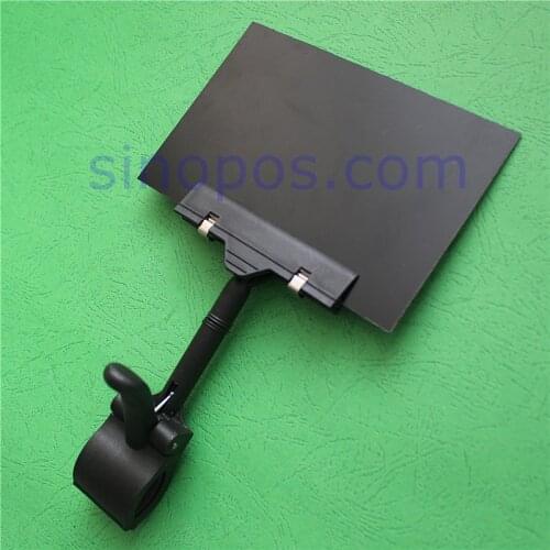 Erasable PVC Black Card A6 POP Clip supermarket price tag display blackboard advertisement sign promotional plastic label holder