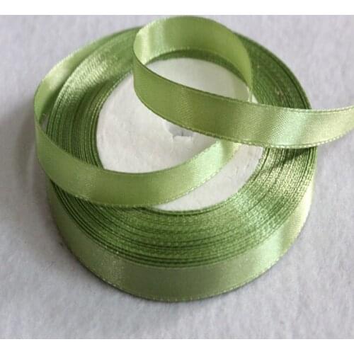 3/8"10mm Deep Army green Satin Ribbon For Hairbow DIY Party Decoration, 25Yards/Roll