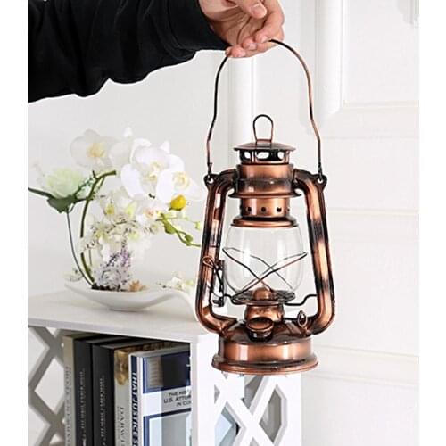 Vintage Kerosene Pendant Lamp With Free Bulb Hemp Rope Hanging Lamp for Home Bedroom Living room Industrial Pendant Lights