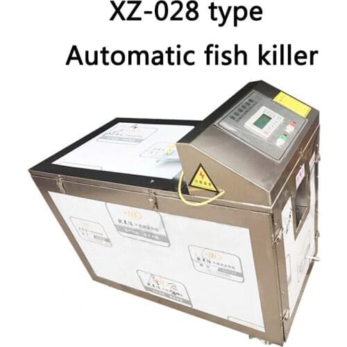 XZ-028 Commercial fish killing machine Automatic fish killer machine for remove scales,visceral and open belly one machine 220v