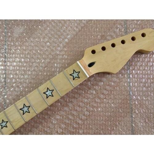 New Maple 22 Fret Electric Guitar Neck Polishing For ST style parts 1pcs