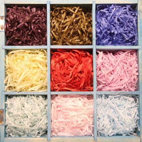 20G/bag DIY Paper Raffia Shredded Paper Decoration Confetti Gift Box Filling Material Wedding Marriage Decor Accessories
