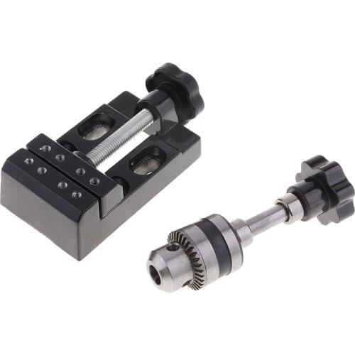 36pcs Hand Twist Drill Bit Bench Clamps Files Jewelry Making Punching Tools