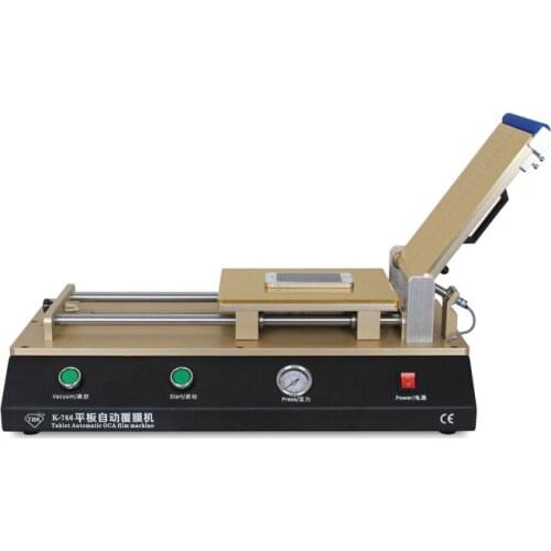 TBK-766 12" Tablet Automatic OCA Laminating Machine OCA Polarizer Film Laminator Machine for LCD Repair need air compressor