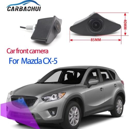 CCD HD Car Front View Logo Embeded Camera For Mazda CX-5 2014 2015 2016 Waterproof Night Vision high quality