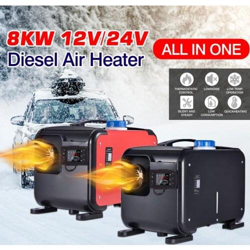 Car Parking Heater 12V/24V 8KW Diesel Heating Fuel Heater Electric Car Diesel Heating Integrated Machine For Household Vehicles