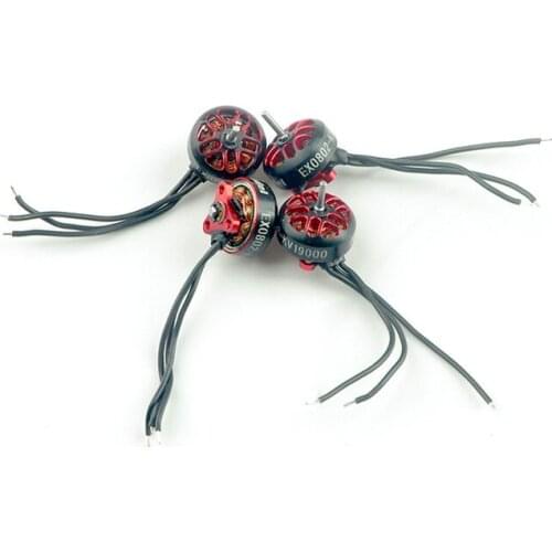 One-Piece Bell Design Happymodel EX0802 KV19000 1S Brushless Motor for 65mm 75mm 85mm FPV Racing Moblite6 7 Drones