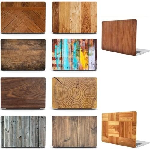 Wood Pattern Case for Macbook Air 13 2020 A2179 A2337 A1932 A1466 Matte Clear Cover for Macbook Pro 13 Cases 2020 A2251 A2289 M1