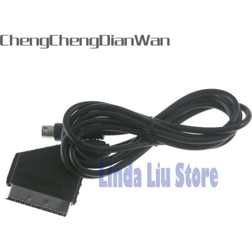 ChengChengDianWan Scart Cable for SEGA Mega Drive 2 for Genesis 2 High Quality 2pcs/lot