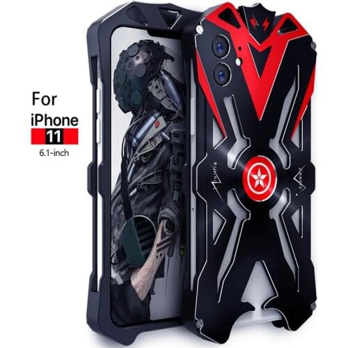 For Iphone 11 Pro Max Original Zimon Shockproof Heavy Duty Armor Metal Aluminum Phone Case For Iphone 11/iphone 11 Pro Case