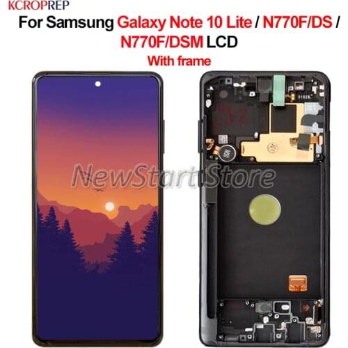 For Samsung Galaxy Note 10 Lite N770F/DS N770F/DSM LCD Display Touch Screen Digitizer Assembly 6.7" For Samsung Note10 Lite lcd