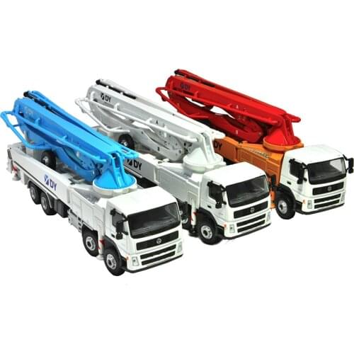 Exqusite Alloy Model 1:50 Scale Original DY Concrete Pump Truck Vehicles DieCast Toy Model for Collection,Play, Decoration