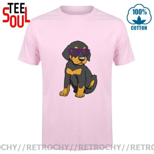 Retrochy Cute Doberman Puppy Gift Tee shirt youth unisex Funny Doberman Pinscher T shirt women men Doberman dog T-shirt camiseta