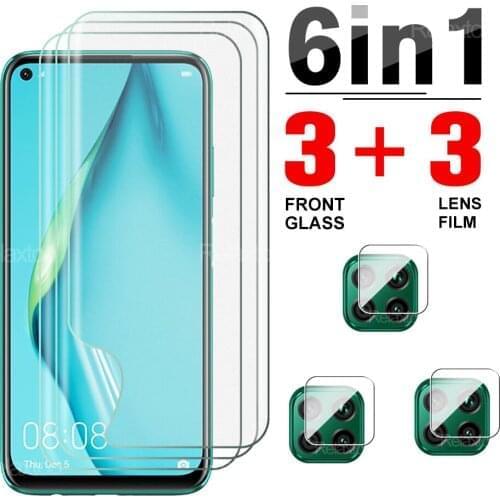6 in 1 Hydrogel Fornt Film For Huawei Nova 7 5 4e Se 7se 7i 5t On Hawei Nova7 7Se Screen Full Cover Film Camera Protecive Glass