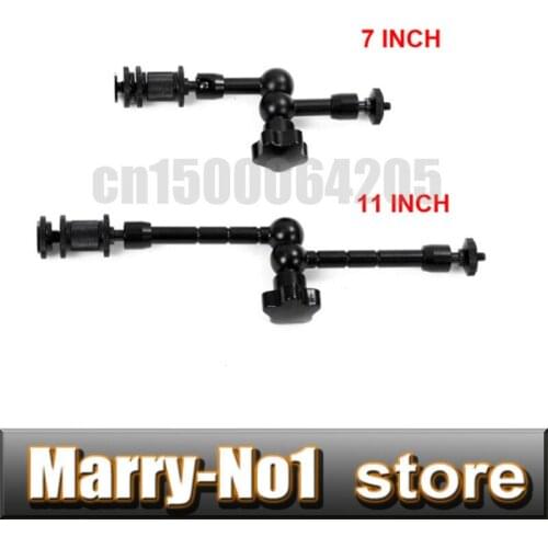 Hot sale 2 in 1 7 inch + 11 inch Articulating Magic Arm for Mounting LCD Monitor LED Light Camera