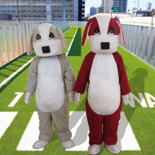Dog Mascot Character Costume Cartoon Dog Mascotte Costume Halloween Fancy Dress Suit Animal Mascot Costumes for Sale Adult Size