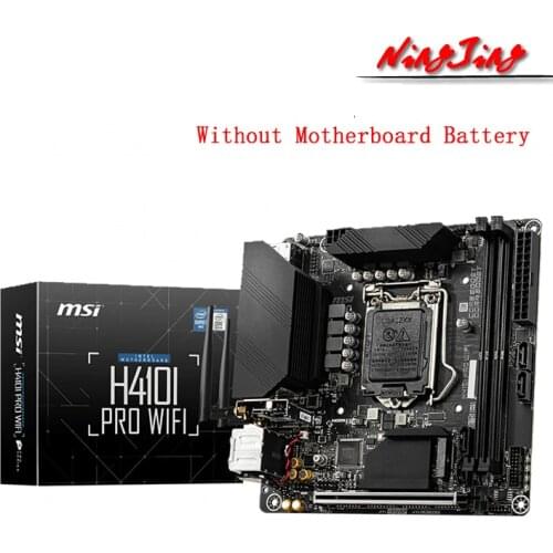 MSI H410I PRO WIFI Mini-ITX Intel h410 DDR4 M.2 2933(JEDEC), USB 3.2 Gen 1 5Gbps 64G Support 10 gen LGA 1200 CPU Motherboard