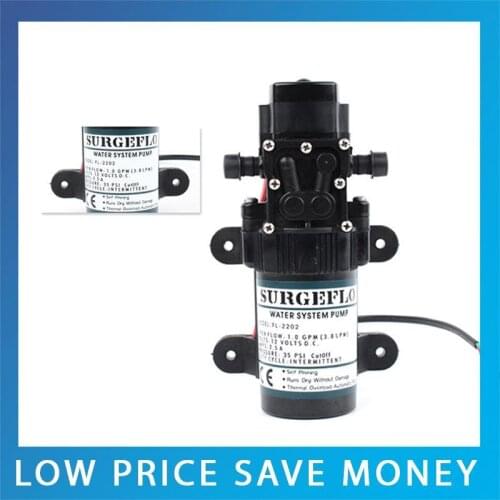 9.19Mini Diaphragm Water Pump DC 12V 3.8L/min Electric Sprayer Pump For Spraying Pesticide