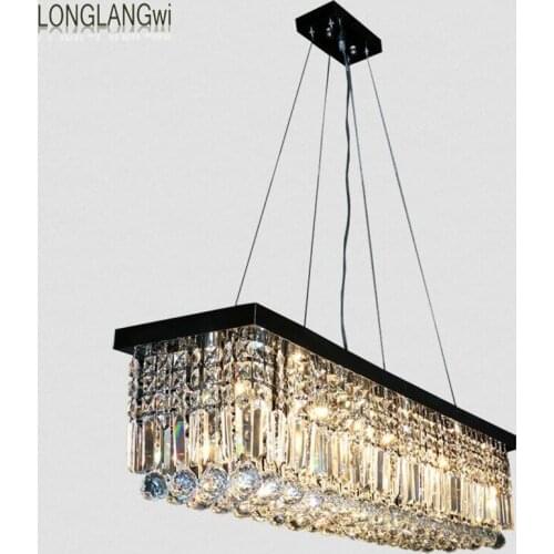 Real Modern LED K9 Crystal Chandeliers lights Hotel Wedding Deco Chandelier lamps Led Candle lighting