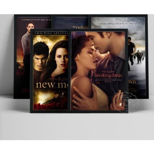Twilight Series Film Poster, Twilight Movie Wall Painting, Movie Star Character Portrait Picture, Living Room Bedroom Wall Decor