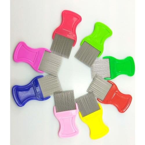 Pets Dogs Comb Toy Nits Lice Pocket Pet Grooming Comb Get Rid of Flea Lice Pin Comb Dog Cat Hair Shedding Supplies Grooming Toy