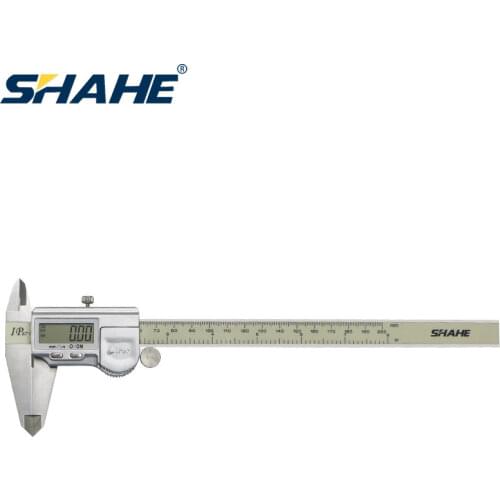 SHAHE 200 mm IP67 Waterproof Electronic Digital Calliper Stainless Steel LCD display Digital Vernier Calipers 200 mm