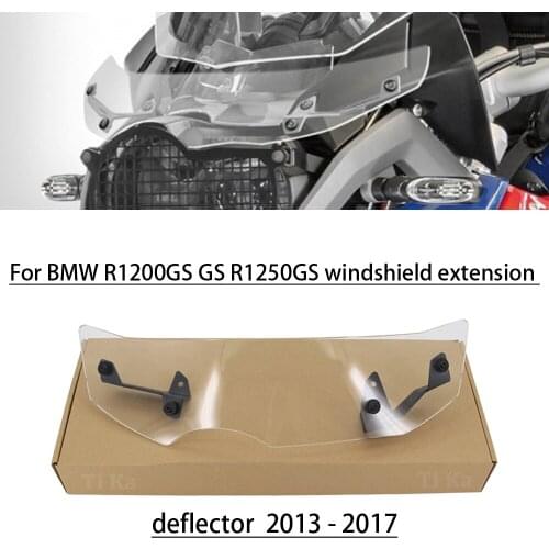 Motorcycle Windshield extension deflector Suitable For BMW R1200GS R 1200 GS LC Adv R1250GS R1250 Adventure 2013-2017