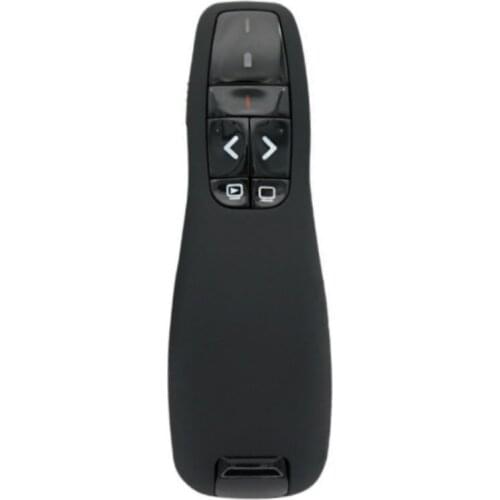 2.4GHz USB Wireless PPT PowerPoint Presenter Page Up and Down R400 Remote Control Red Laser Pointer Pen for Powerpoint Presentat