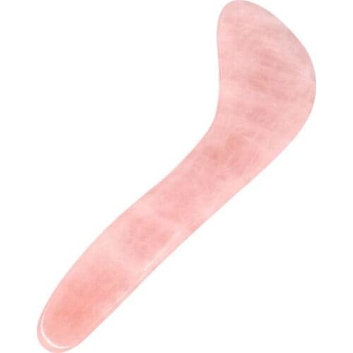 FYSL Ethnic Style Geometric Shape Natural Rose Pink Quartz Pendant for Women Anniversary Gift Jewelry