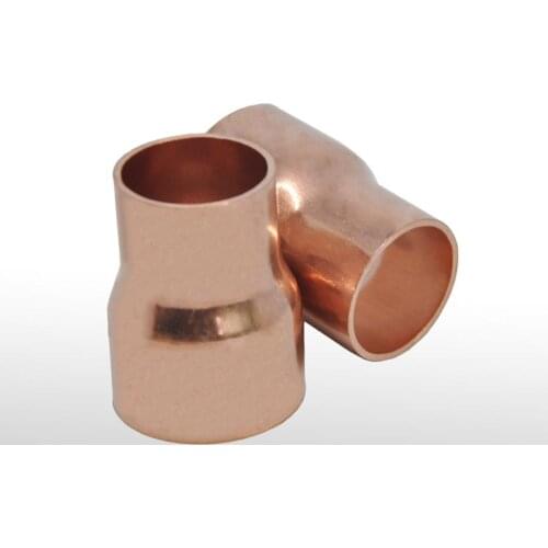 15mmX8mm Inner Diameter Copper End Feed Straight Reducing Coupling Plumbing Fitting Scoket Weld Water Gas Oil