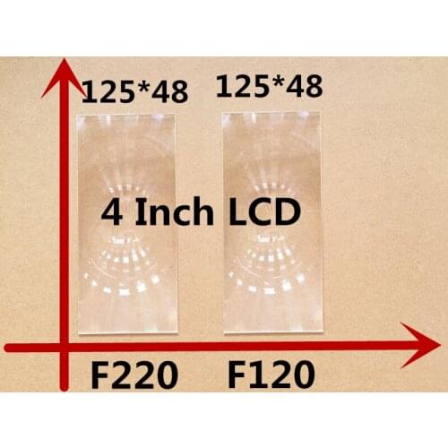 2pcs 125*48 mm F220/120mm professional projector fresnel lens with HD fine groove pitch for 4.0 inch DIY projector kit lens