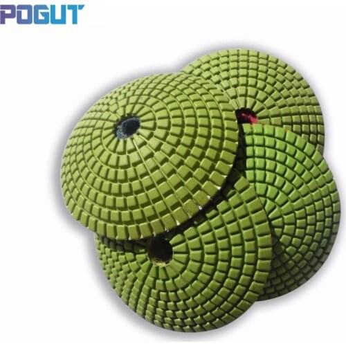 3inch Arc-shaped diamond polishing pads disc sander pad wet polishing pad granite stone marble tile concrete polishing