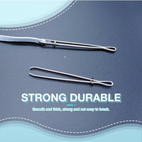 2pcs Elastic Band Rope Wearing Threading Tool Guide Forward Device Needle Sewing DIY Apparel Sewing Utility Use Tools
