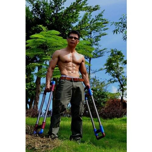 35kg level Portable Stainless steel spring Physical training chest expander chest developer Armature Strength of arm