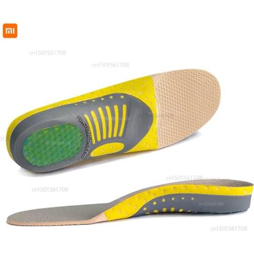 Xiaomi Shock absorption and sweat insole Orthotics Flat Foot Health Sole Pad For Plantar fasciitis Feet Care Insoles mi mijia