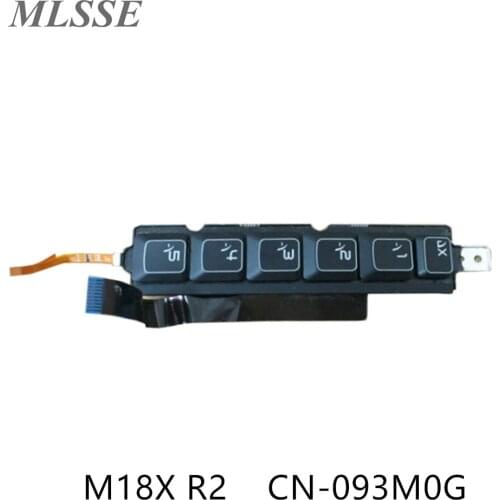 For DELL Alienware M18X R2 Extension Left Keyboard Keys 93M0G 093M0G CN-093M0G NSK-D8Z01 PK130FM1B00 Fast ship