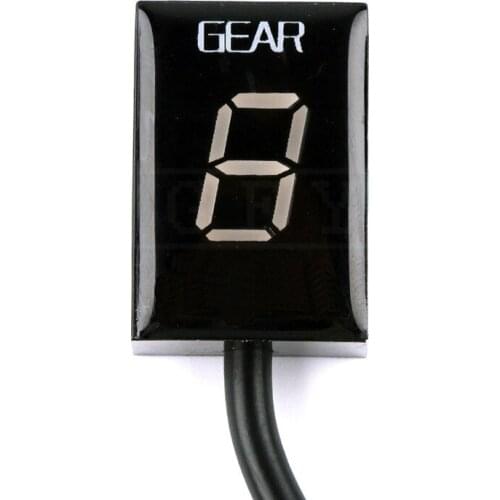 Motorcycle LCD Electronics 6 Speed 1-6 Level Gear Indicator Digital Gear Meter For Honda CB650F CBR600F CBR650F CB650 F CBR 600F