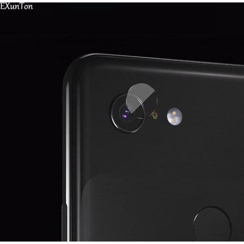 EXUNTON 2PCS for Google Pixel 3A XL Camera Lens Soft Tempered Glass Screen Protector for Pixel 3A XL Camera Lens Protective Film