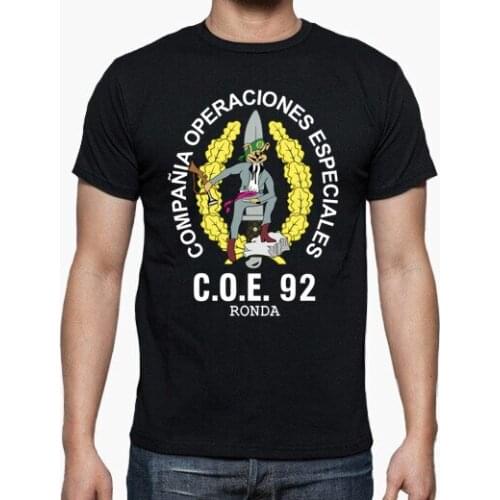 Spanish Legion COE 92 Ronda Mod 2 Special Operations Emblem T-Shirt. Summer Cotton O-neck Mens Short Sleeve T-Shirt New S-3XL