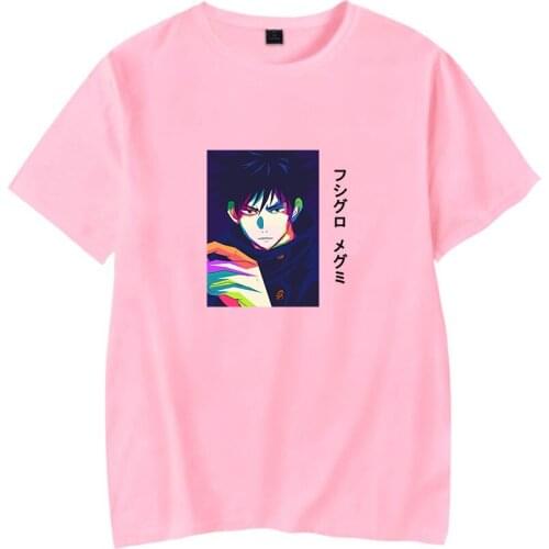 Japan Anime Jujutsu Kaisen Fushiguro Megumi Design Shirts Short Sleeve T Shirt Harajuku Tops Summer Good Tees Dropship Clothing