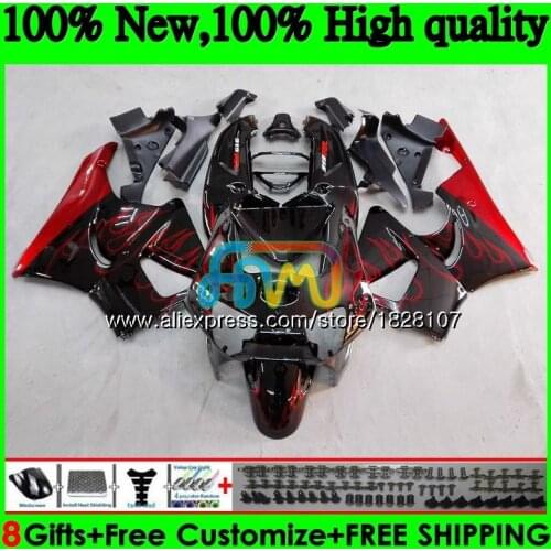 Body For HONDA CBR 919RR 900RR Red flames 900 919 RR CBR900 CBR919 RR 98 99 134BS.5 900CC CBR900RR CBR919RR 1998 1999 Fairing