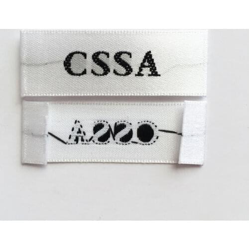 Stain Washable And Recycled Woven Labels With Custom Brand For Clothing