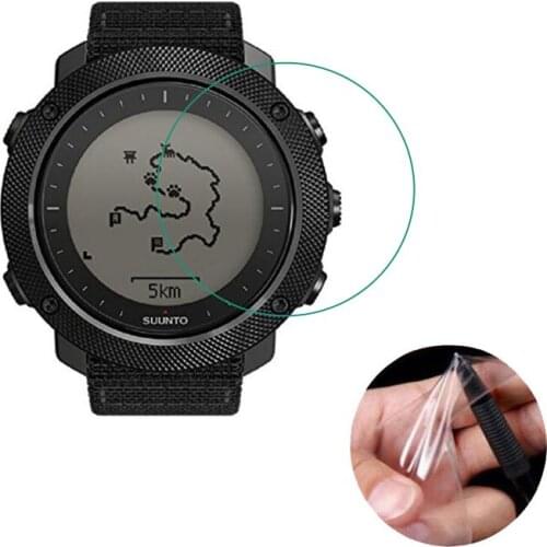 2pcs TPU Soft Clear Protective Film Guard For Suunto Traverse Watch Smartwatch Traverse Alpha Screen Protector Cover (Not Glass
