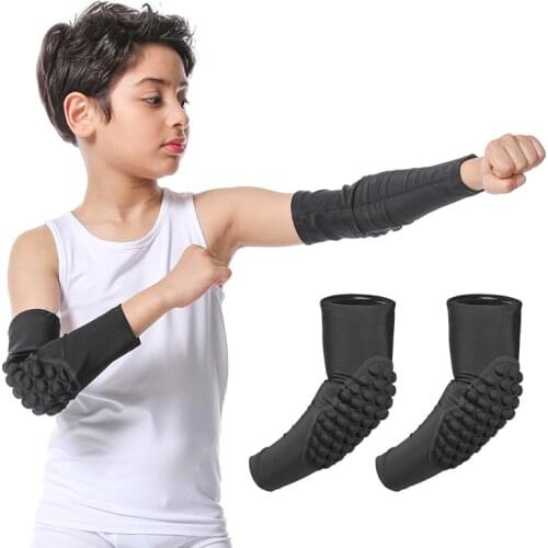 4Pcs/Set Kids Knee Pads Elbow Pads EVA Crashproof Basketball Football Cycling Leg Sleeves Sports Safety Support Protective Gear