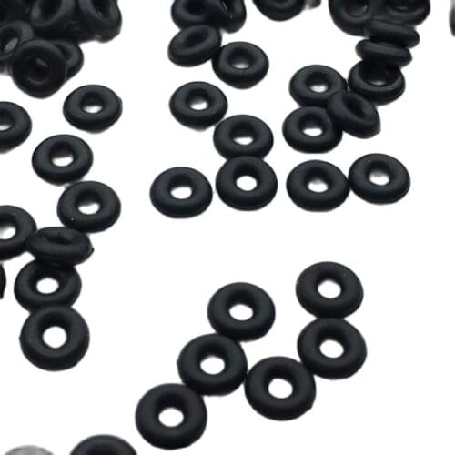 O-shaped ring fishing tackle rubber swivel 5mm connector product all for fishing 100pieces