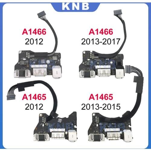 Original I/O USB Audio DC Jack Board 820-3213-A 820-3453-A 820-3214-A 820-3455-A For MacBook Air 11" A1465 13" A1466 2012-2015