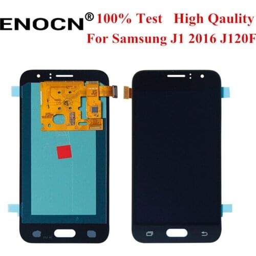 ENOCN Original Amoled LCD For Samsung Galaxy J1 J120F J120DS J120G J120M J120H J120 LCD Display Touch Digitizer