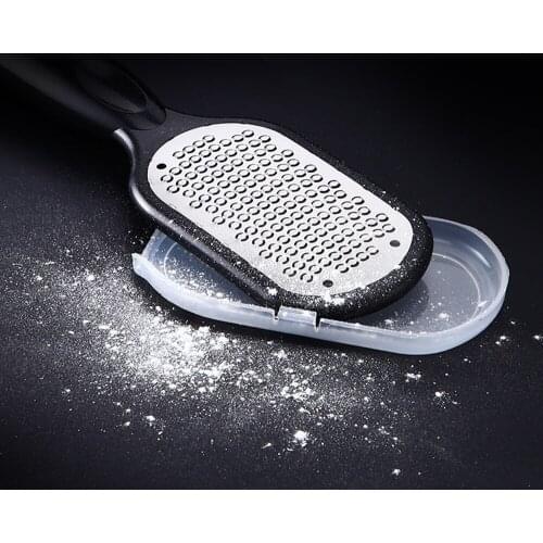 Stainless Steel Callus Remover Foot File Scraper Portable Multifunctional Foot File Foot Care Tools Removing Dead Skin Calluses