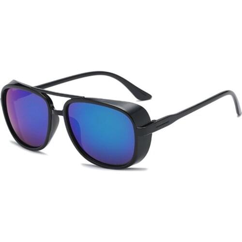 Steampunk Sunglasses Men Women Vintage Driving Eyewear Anti-UV Square Retro Shades Glasses Female Male Windproof Goggles Oculos